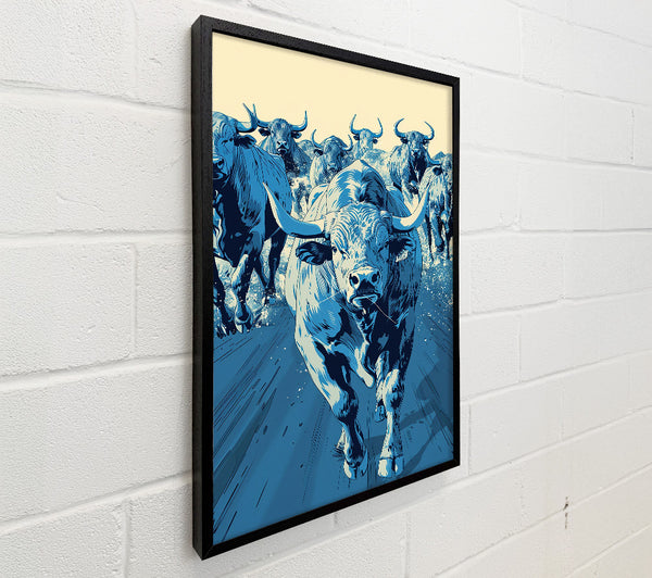 Azure Bull Charge