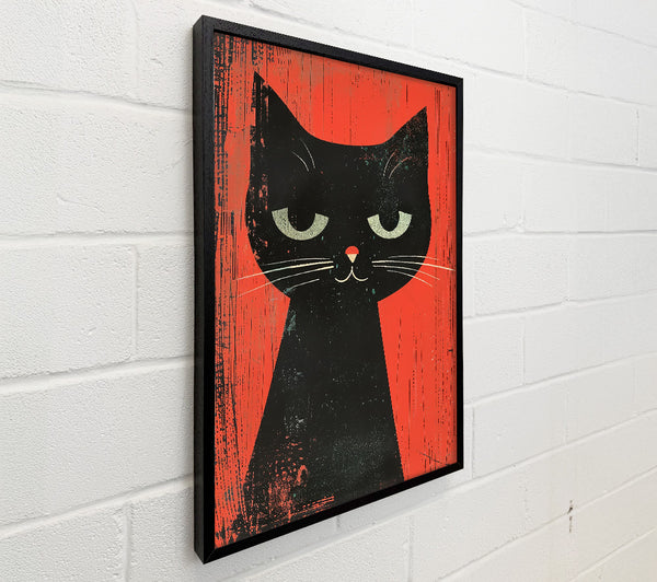 Crimson Cat Stare