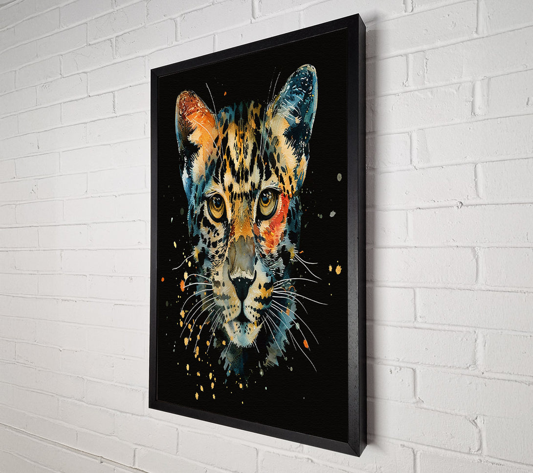  A Canvas Print of Golden Spotted Gaze Canvas Print