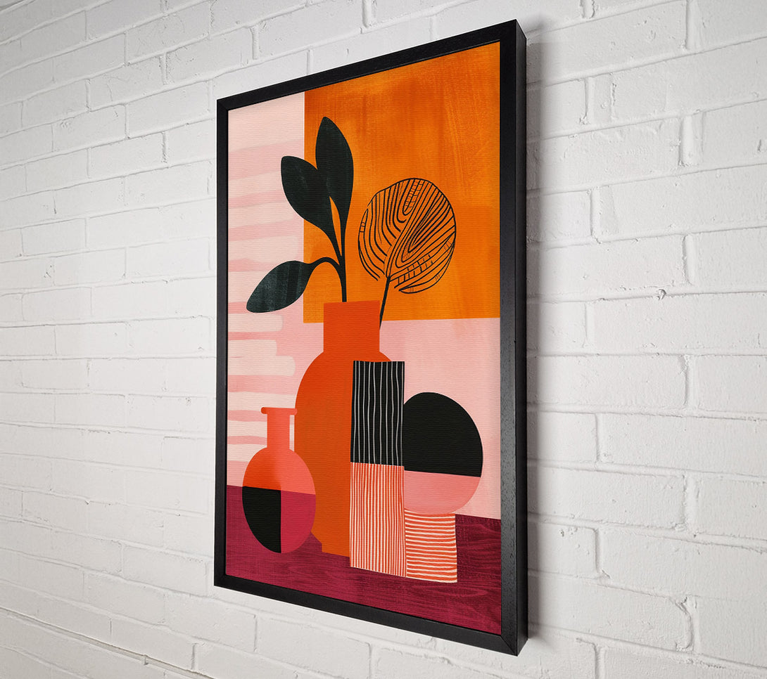  A Canvas Print of Crimson Still Life Canvas Art