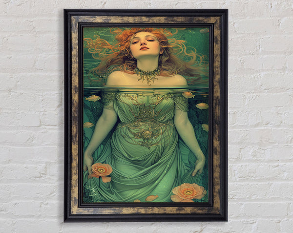 Under The Water Framed Print