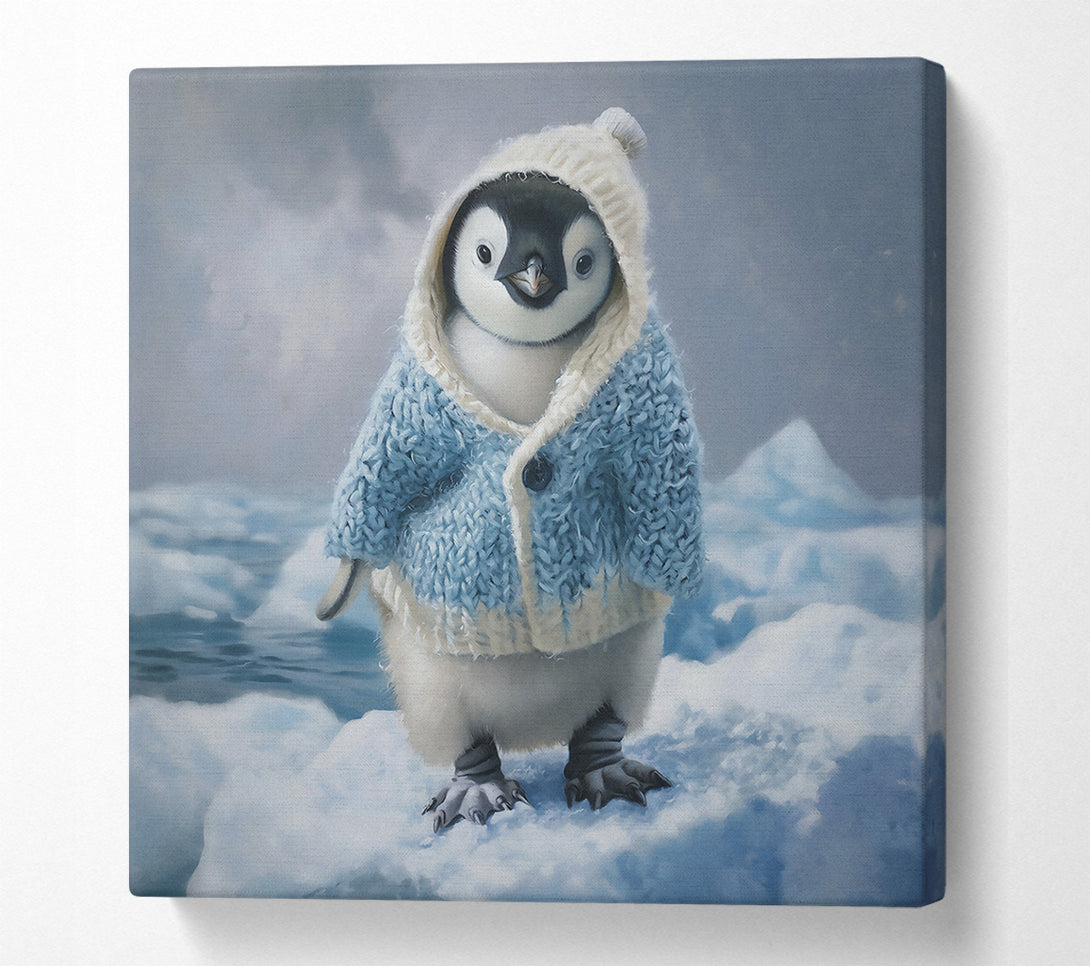  A Canvas Print of Baby Blue Penguin Canvas Art