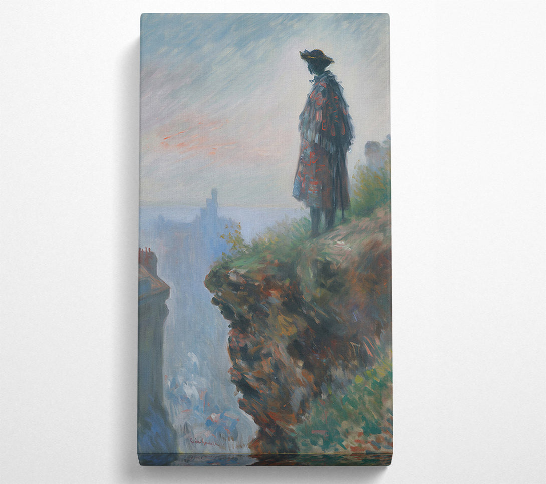  A Canvas Print of Blue Mist Silhouette Canvas Print