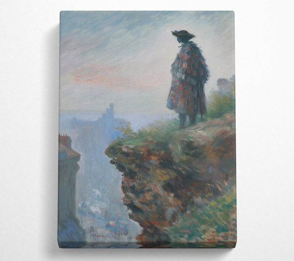  A Canvas Print of Blue Mist Silhouette Canvas Print