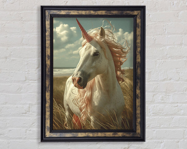 Unicorn Fields Framed Print