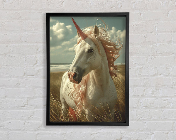 Unicorn Fields Framed Print