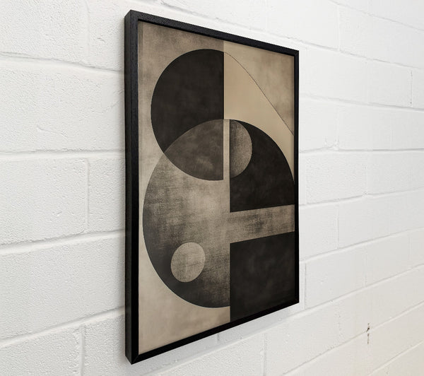 Grey Geometric Abstract