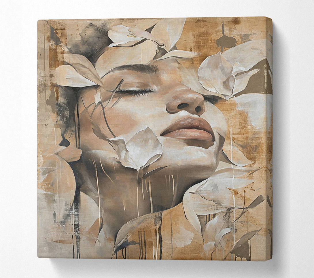  A Canvas Print of Golden Bloom Dream Canvas Wall Art