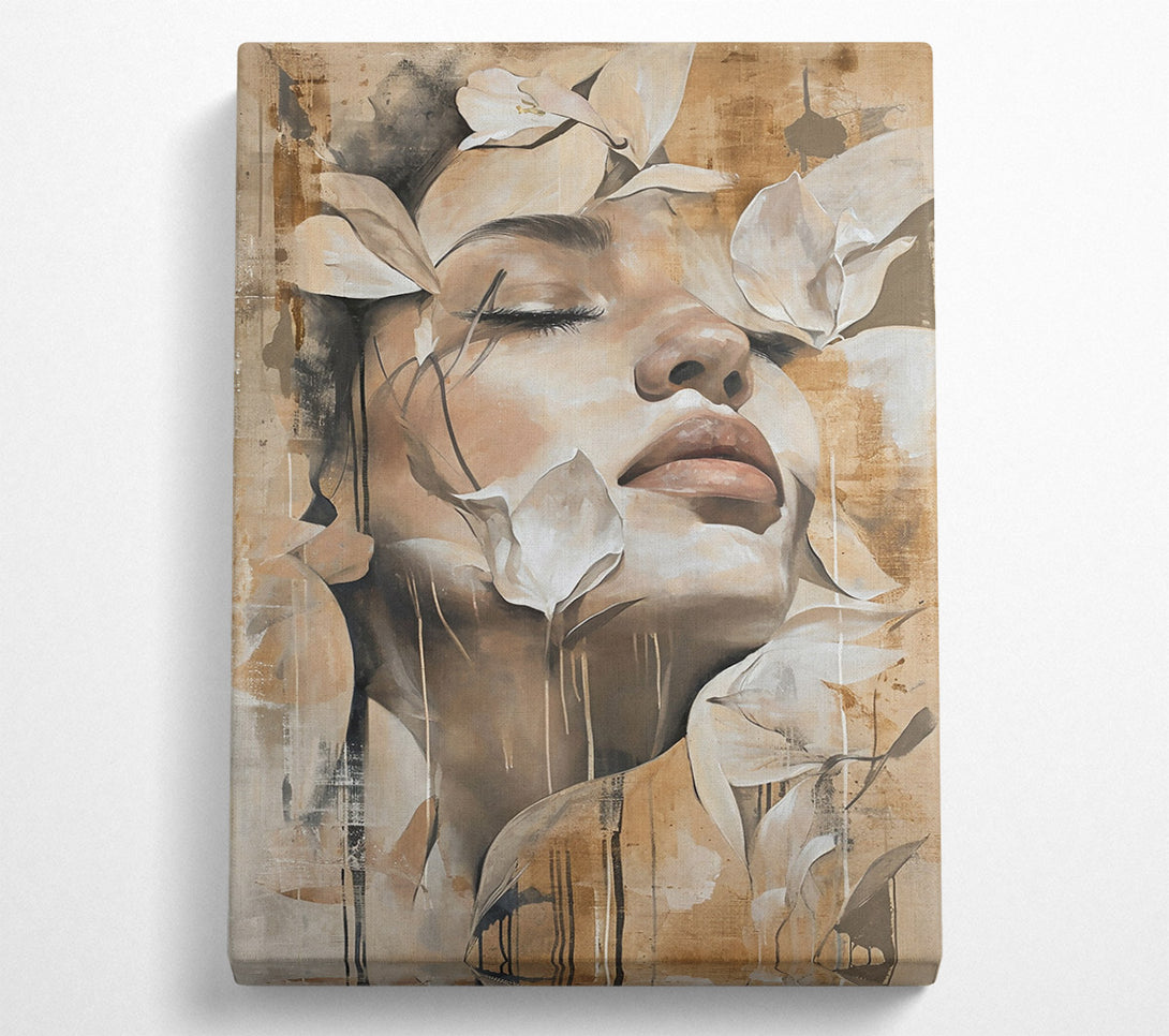  A Canvas Print of Golden Bloom Dream Canvas Wall Art