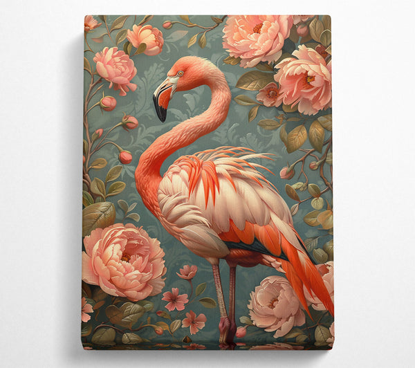  A Canvas Print of Pink Flamingo Bloom Canvas Print