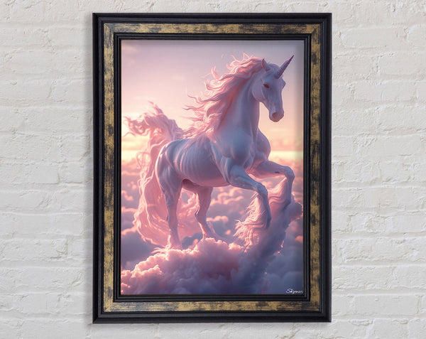Unicorn Gallop Framed Print