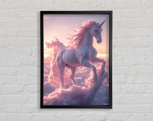 Unicorn Gallop Framed Print