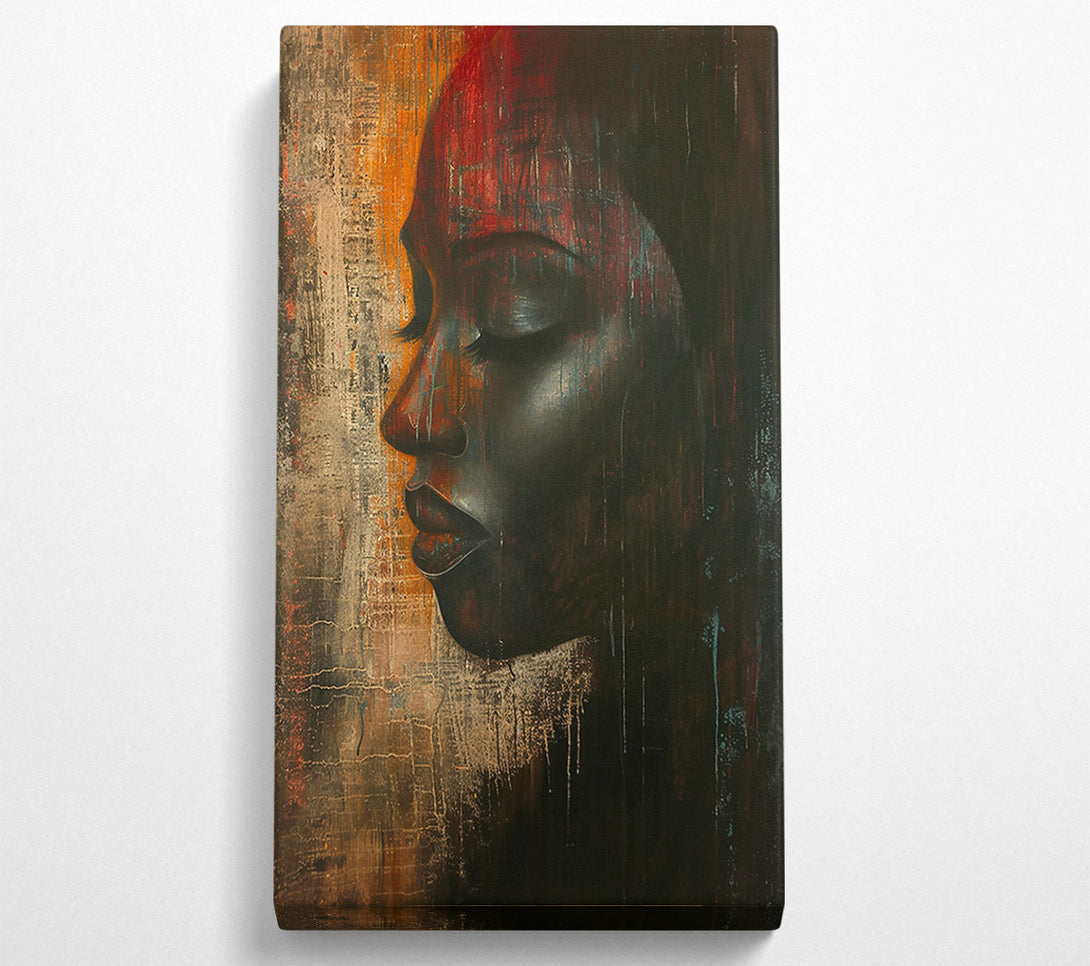  A Canvas Print of Crimson Soul'S Embrace Canvas Wall Art