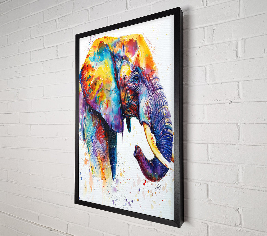  A Canvas Print of Golden Elephant Dreams Canvas Art