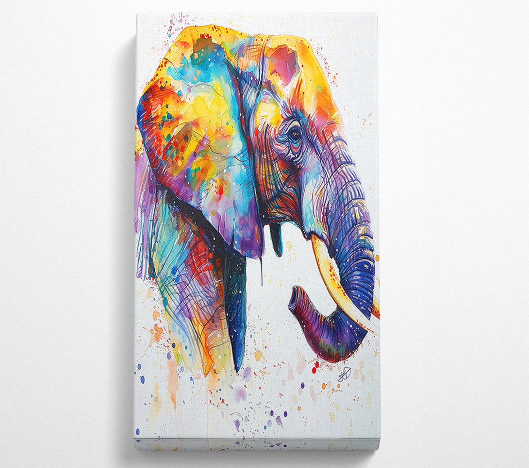  A Canvas Print of Golden Elephant Dreams Canvas Art