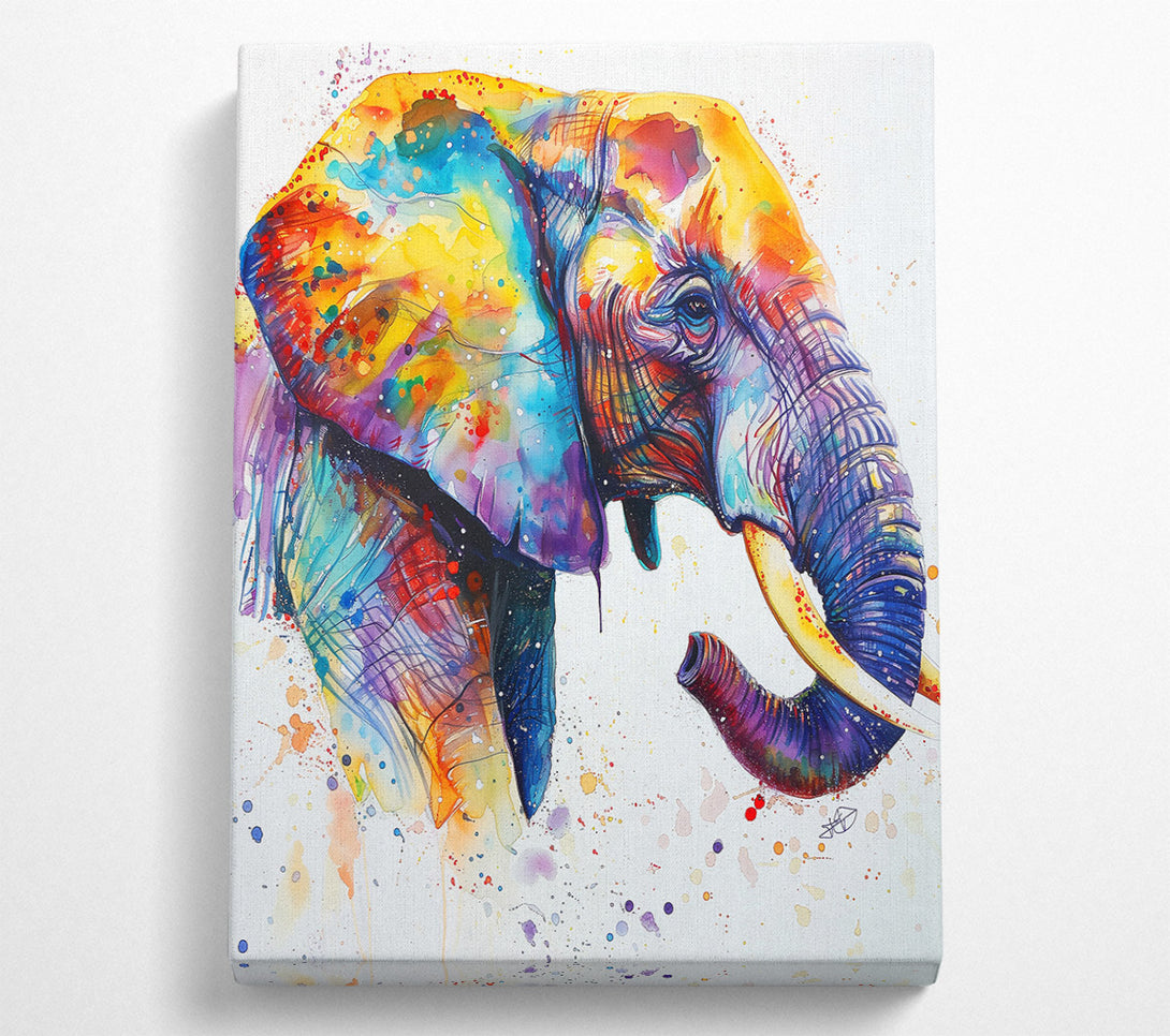  A Canvas Print of Golden Elephant Dreams Canvas Art