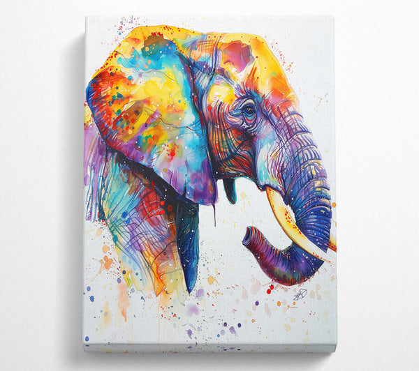  A Canvas Print of Golden Elephant Dreams Canvas Art