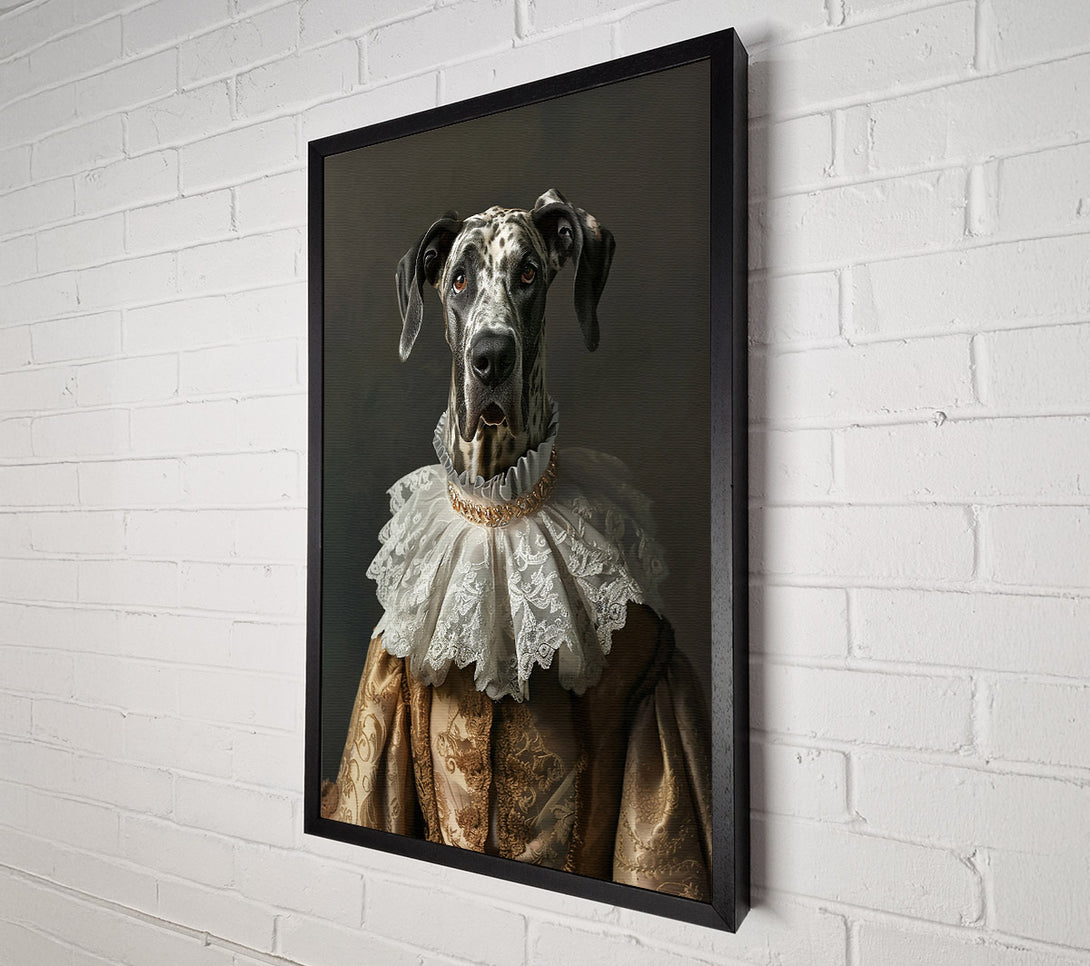  A Canvas Print of Gold Ruffled Majesty Canvas Print