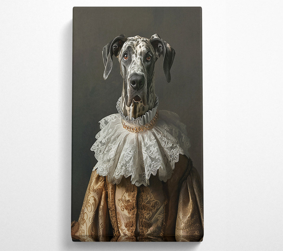  A Canvas Print of Gold Ruffled Majesty Canvas Print