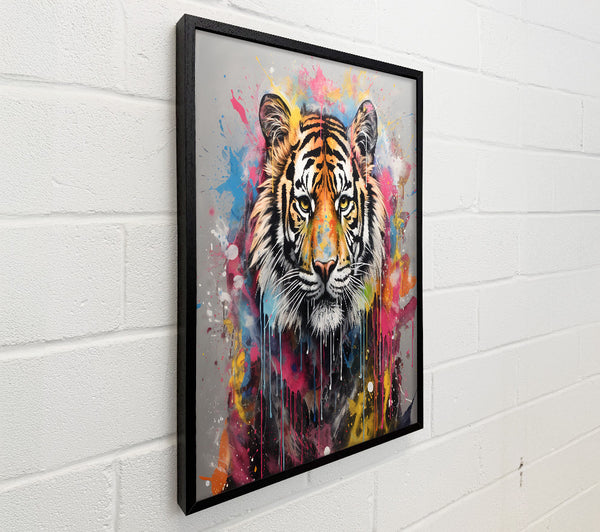 Urban Tiger Paint Splash