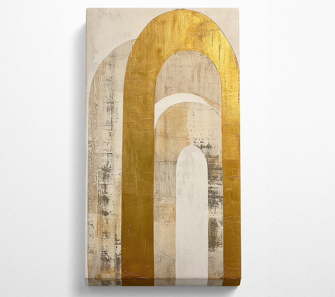  A Canvas Print of Golden Arches And Walls Canvas Print
