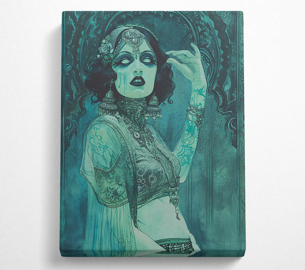  A Canvas Print of Emerald Enchantress Canvas Print