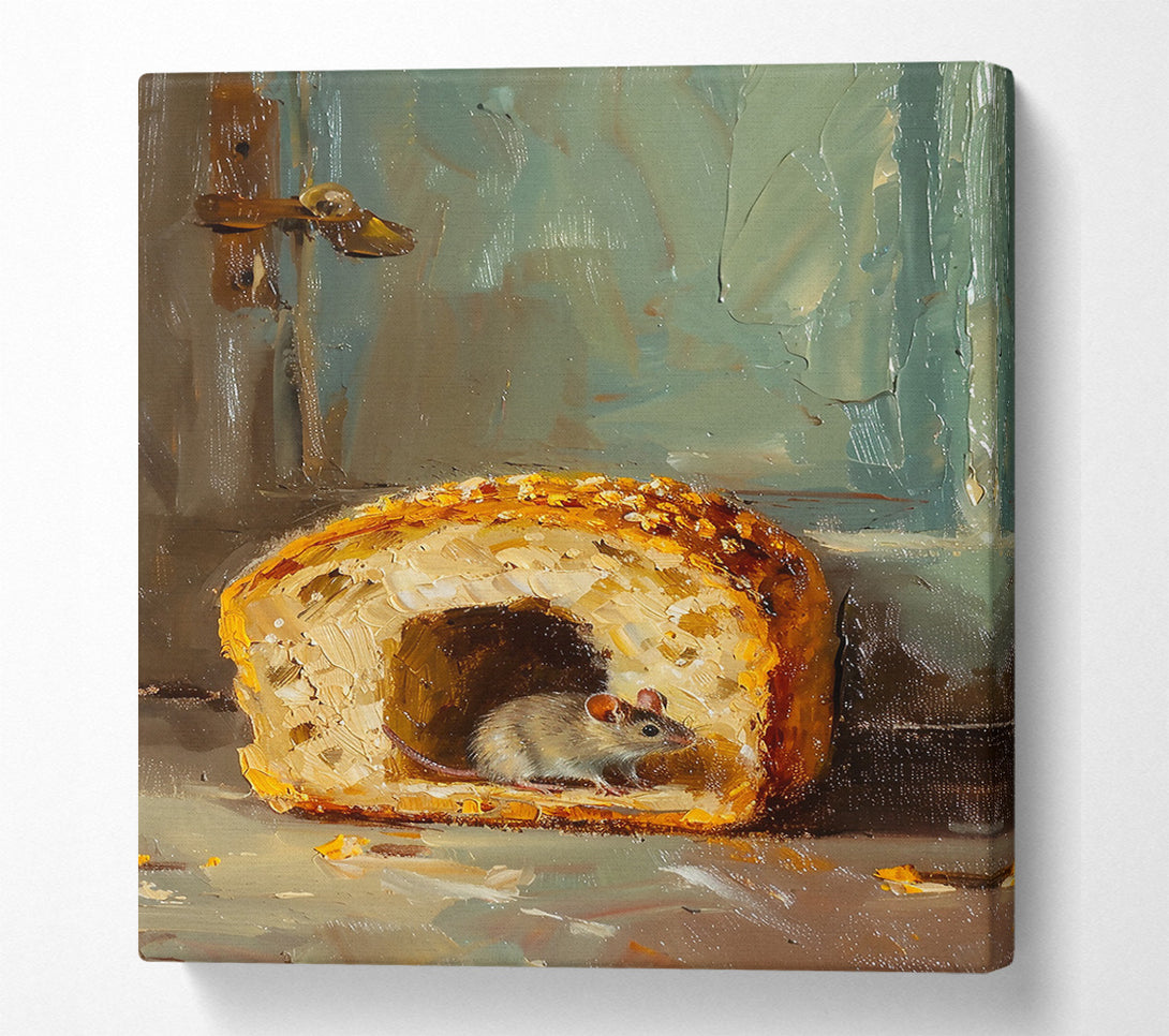  A Canvas Print of Golden Mouse Shelter Canvas Wall Art