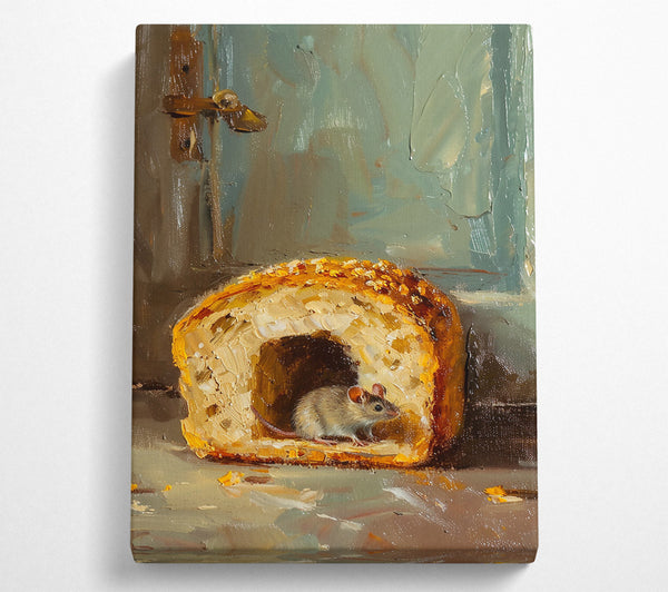  A Canvas Print of Golden Mouse Shelter Canvas Wall Art