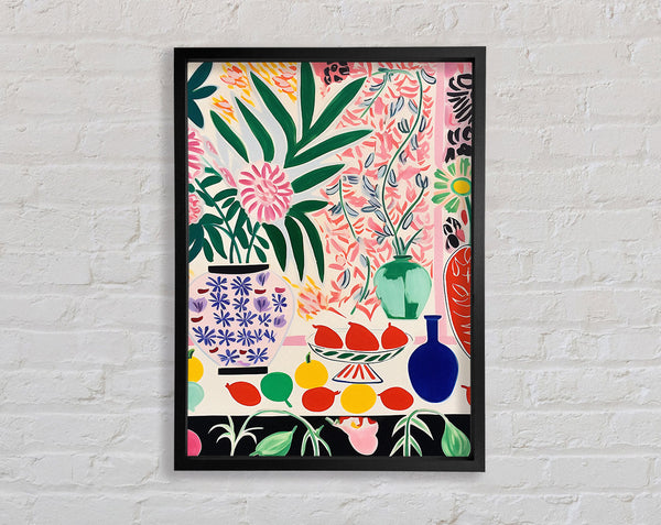 Vase Fruit Framed Print