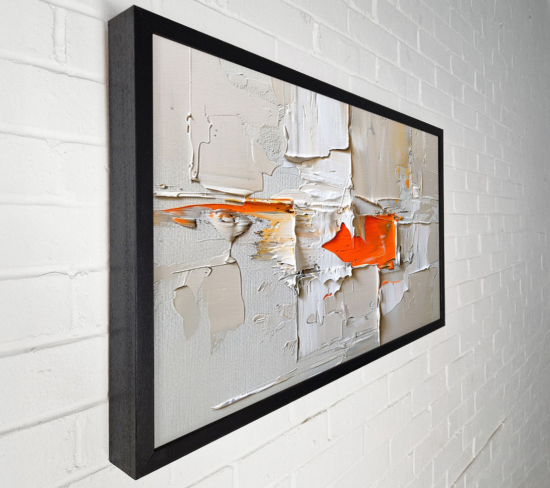  A Canvas Print of Orange Light Escape Canvas Print