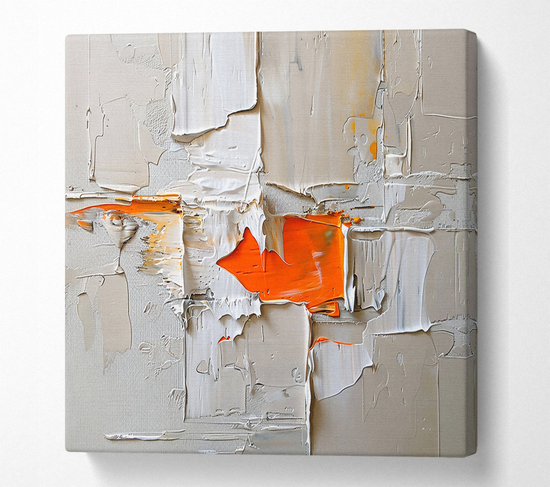  A Canvas Print of Orange Light Escape Canvas Print