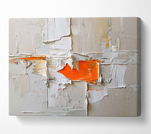  A Canvas Print of Orange Light Escape Canvas Print