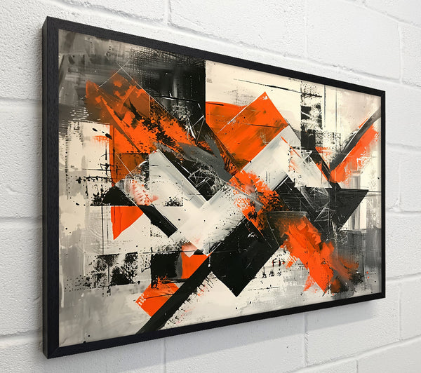 Orange Geometric Chaos