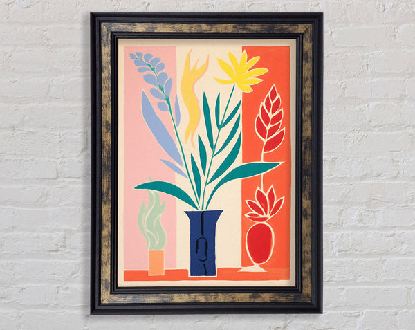 Vase Of Flowers Framed Print