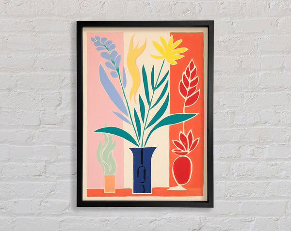 Vase Of Flowers Framed Print
