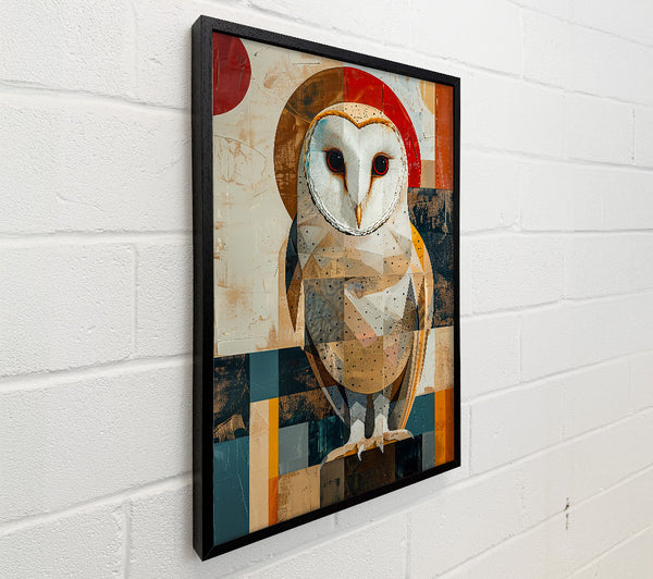 Golden Owl Silhouette
