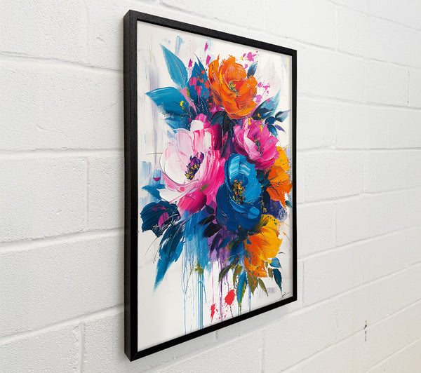 Blue Burst Bouquet