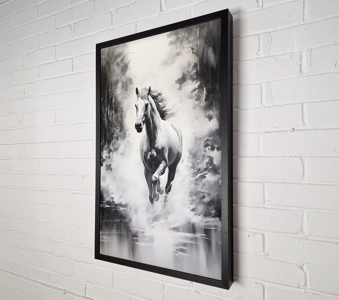  A Canvas Print of White Spirit'S Run Canvas Art