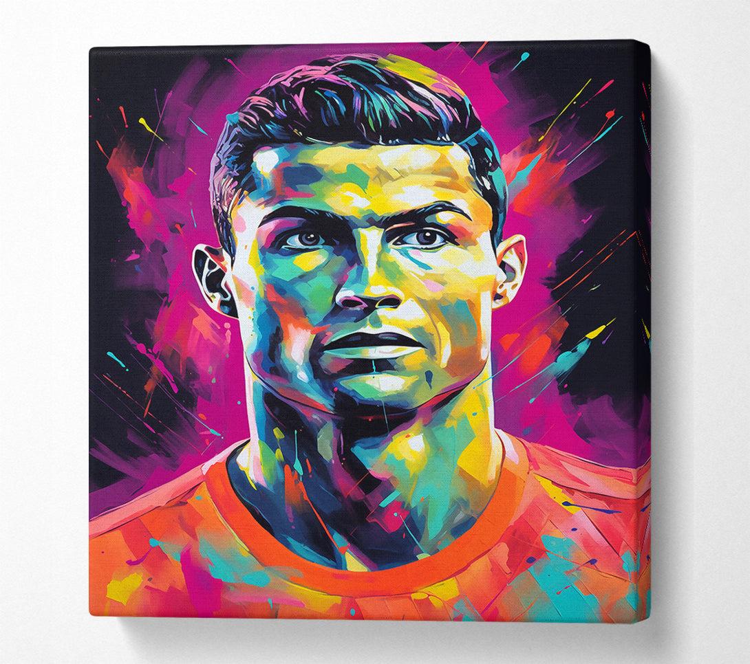  A Canvas Print of Orange Splashes Of Glory Canvas Print