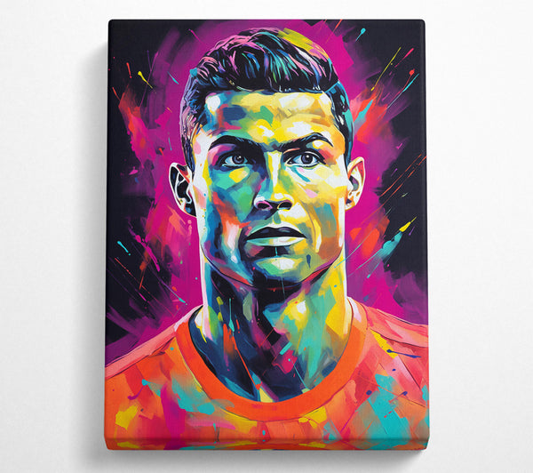  A Canvas Print of Orange Splashes Of Glory Canvas Print