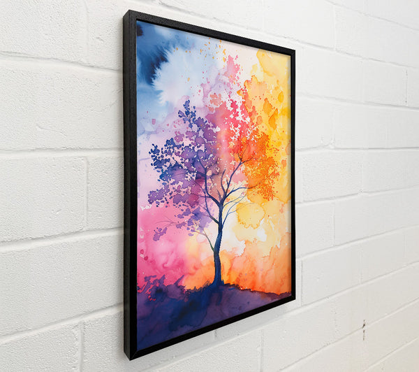 Purple Sunset Tree