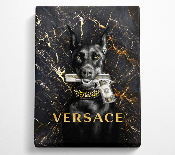  A Canvas Print of Versace Dog Canvas Print