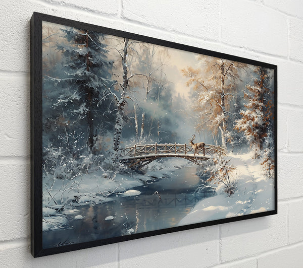 Blue Winter Bridge