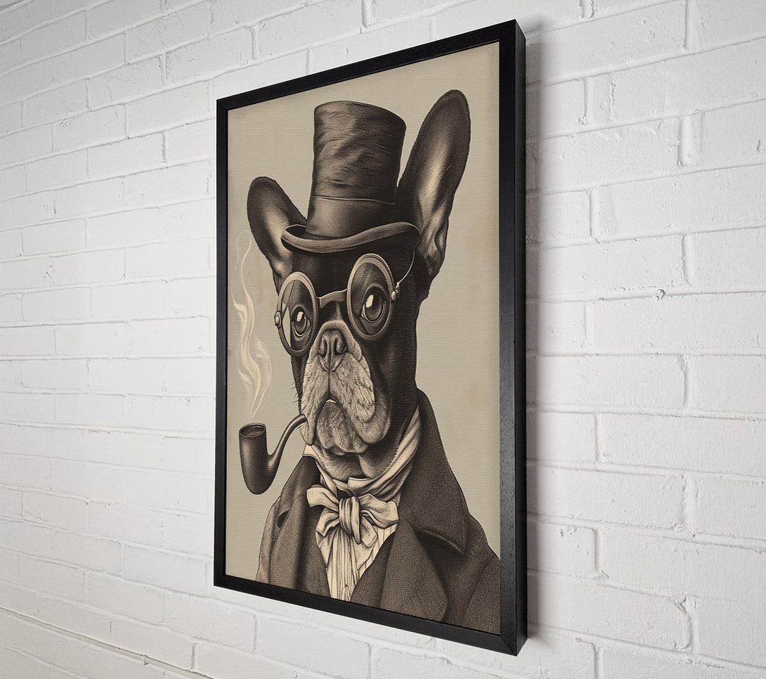  A Canvas Print of The Gentlemanly Smoke Canvas Art