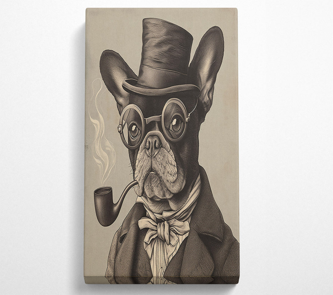  A Canvas Print of The Gentlemanly Smoke Canvas Art