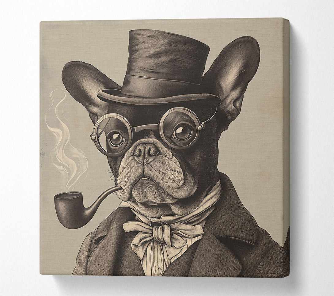  A Canvas Print of The Gentlemanly Smoke Canvas Art