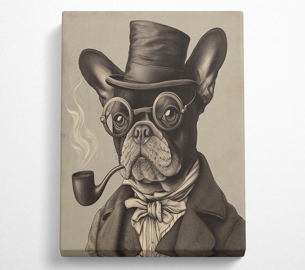  A Canvas Print of The Gentlemanly Smoke Canvas Art