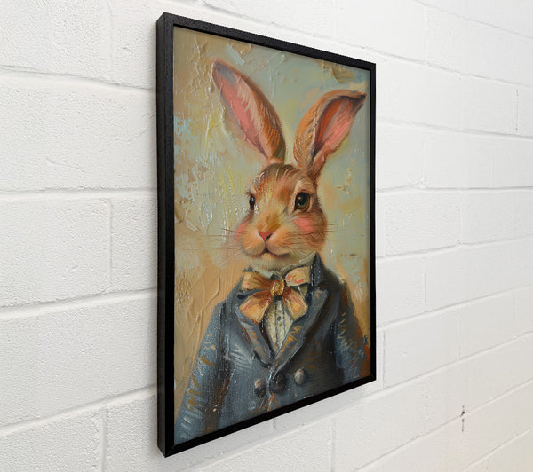 Gentlemanly Grey Bunny
