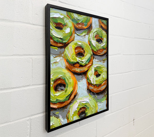 Lime Green Donuts