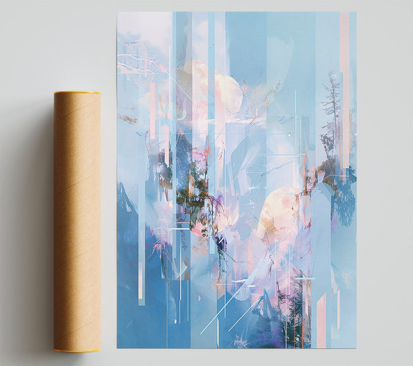 Pale Blue Abstractions